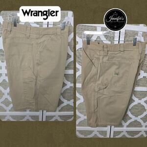 Wrangler Men's Khaki Cargo Shorts Size 40
